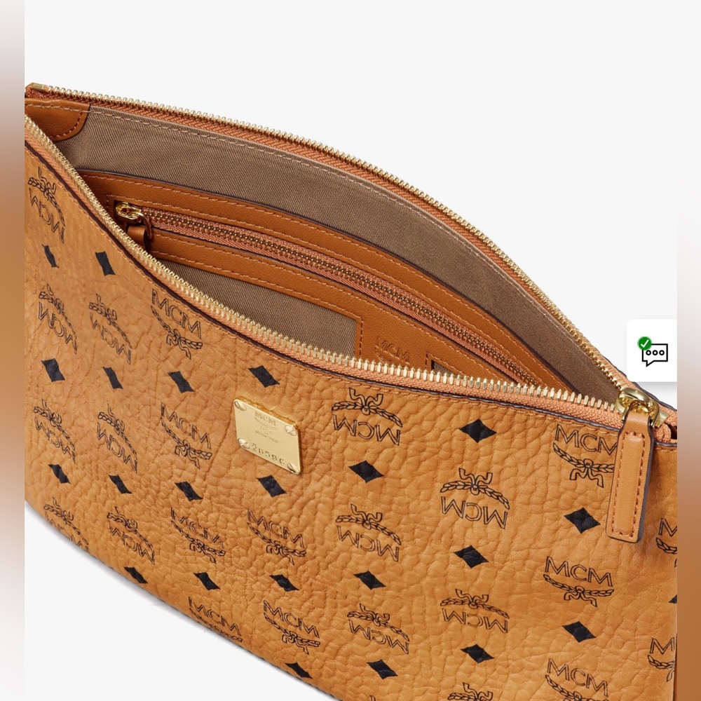 MCM 9 by 11 wristlet.